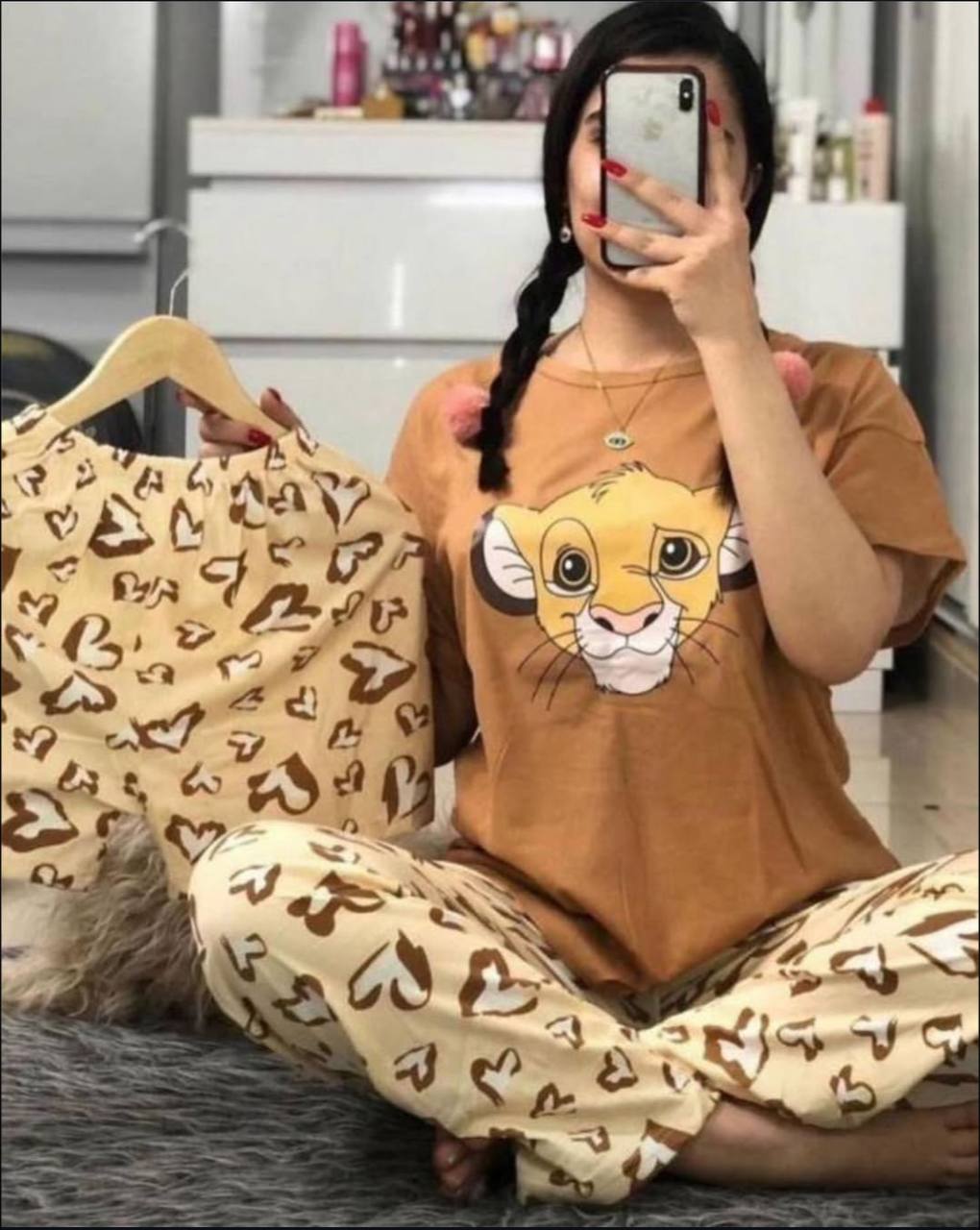 ست سه تیکه لاکرا وارداتی کد 2115