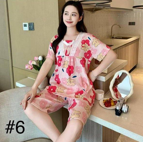 8 طرح ست دو تیکه نخی وارداتی کد 2232
