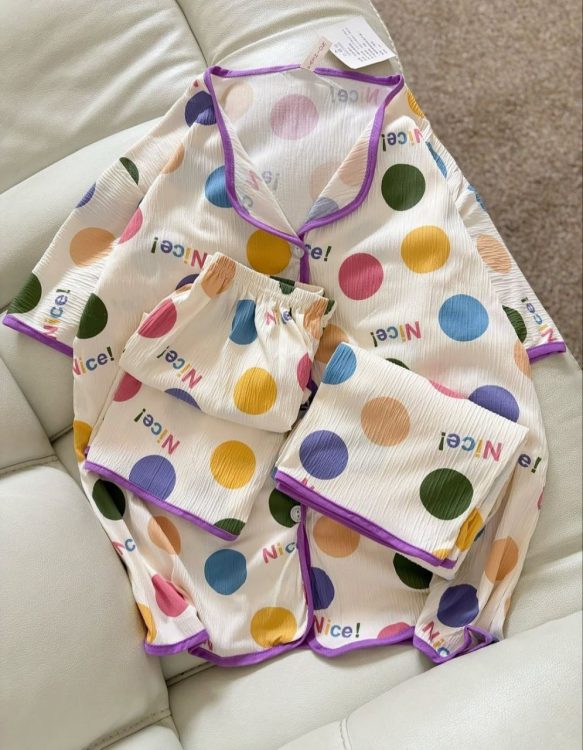 11 طرح ست سه تیکه نخ کریشه وارداتی کد 6118