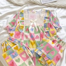 9 طرح ست تیکه موسلین نخ گیپوری وارداتی کد 6121