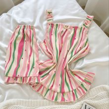 20 طرح ست دو تیکه تاپ شلوارک موسلین وارداتی کد 6123