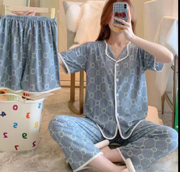 ست سه تیکه فانتزی نخ پنبه کبریتی وارداتی کد 1207